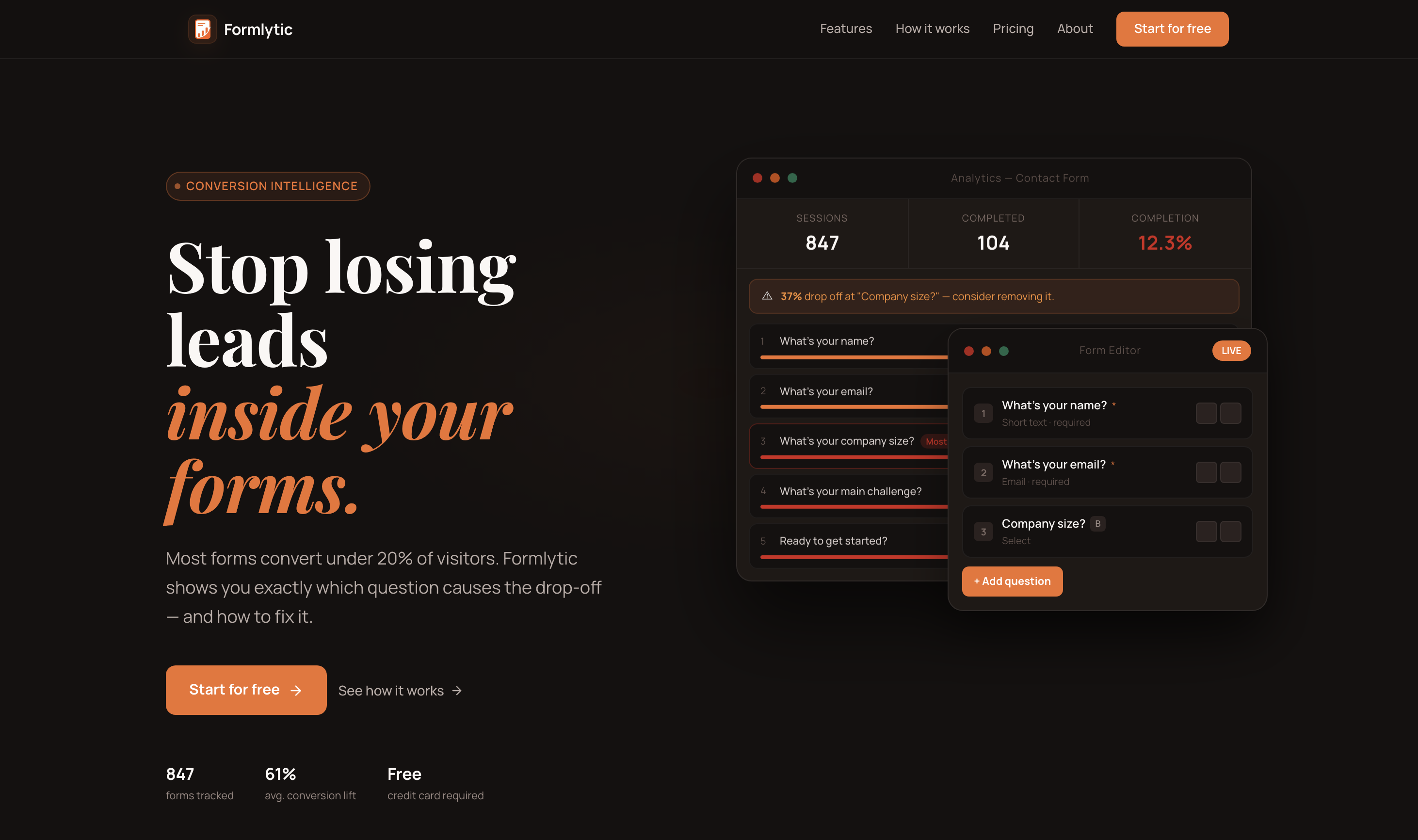 Formlytic screenshot 1