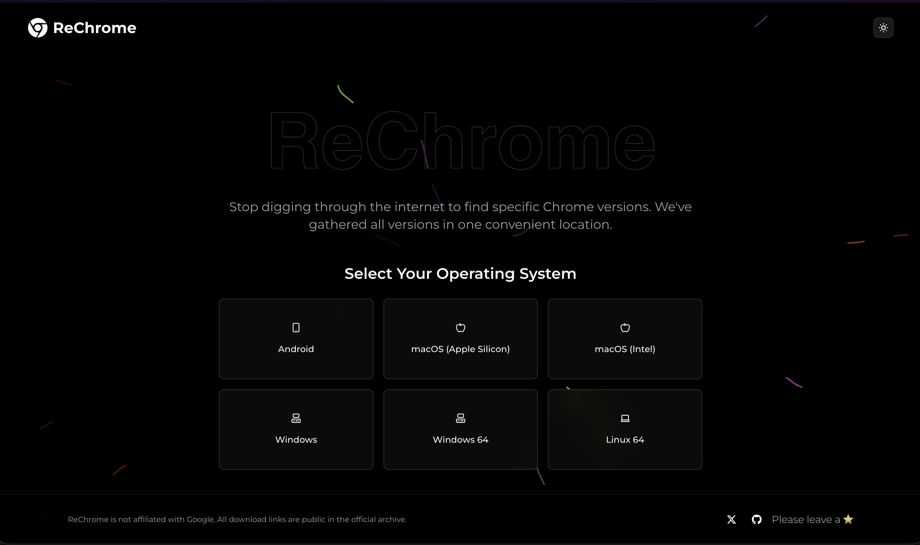 An image of the Rechrome project.