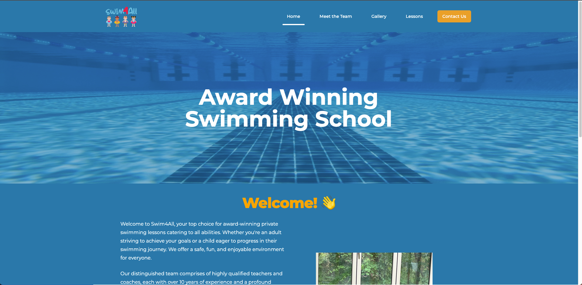 An image of the Swim4All project.